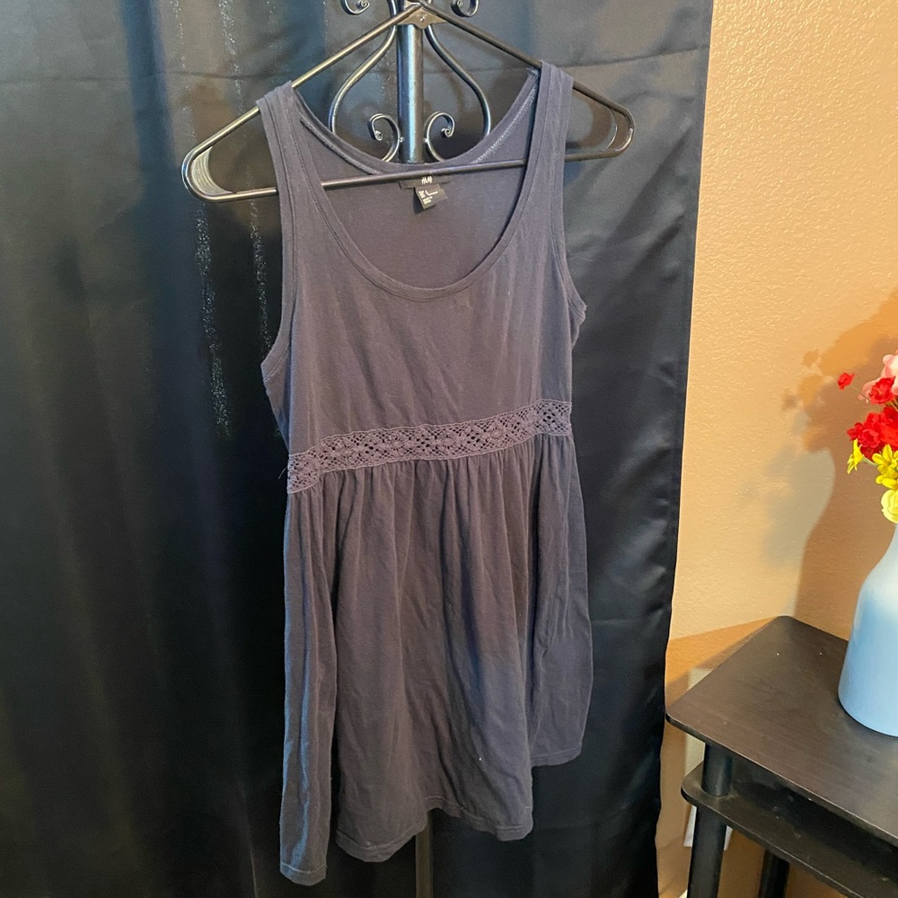H&M small navy blue dress